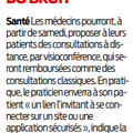 Consultations à distance par visioconférence remboursées