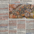 Nouvelle AOC Camembert de Normandie: surveiller les Bretons, réveiller les... Normous!