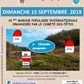 Marche Populaire FFSP Vosges - Dimanche 15 septembre 2019