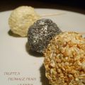 Truffes au Fromage Frais & Raisins