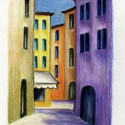 mes réalisations en aquarelle 