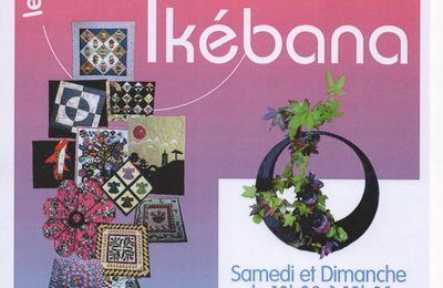 Exposition Patchwork & Ikébana à Cestas 