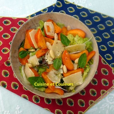 Salade aux abricots et fenouil de Julie Andrieu 