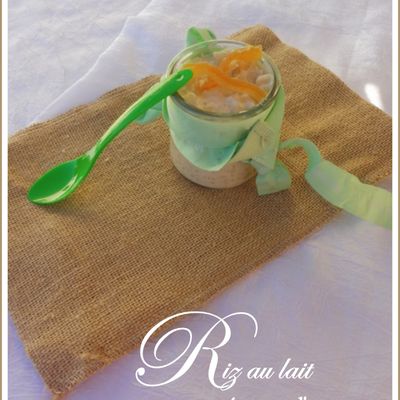 RIZ AU LAIT AUX ECORCES D'ORANGE