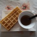 Gaufre de Bruxelles et thé au thym miel 