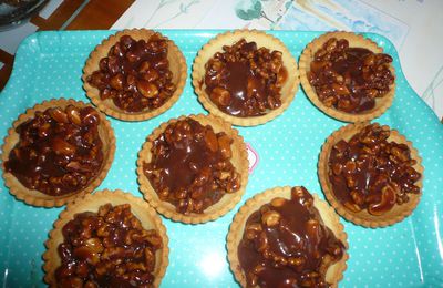 Tarte au caramel de noix du vercors (carnet de julie ).