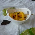 MOUSSE DE MANGUE Citron Vert Chocolat Noir