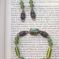 Safamod Parure : bracelet boucles d´oreilles en cuivre perles en verre