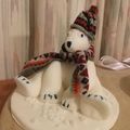 Birthday cake : the polar bear (an attempt...)/ Gâteau d'anniv' : ours polaire (une tentative...)