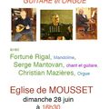 Aveyron...Eglise de MOUSSET ce dimanche 28 juin 2015 à 16h30