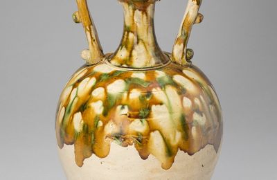 Dragon-Handled Amphora, Tang dynasty, (A.D. 618–907), 1st half of 8th centur