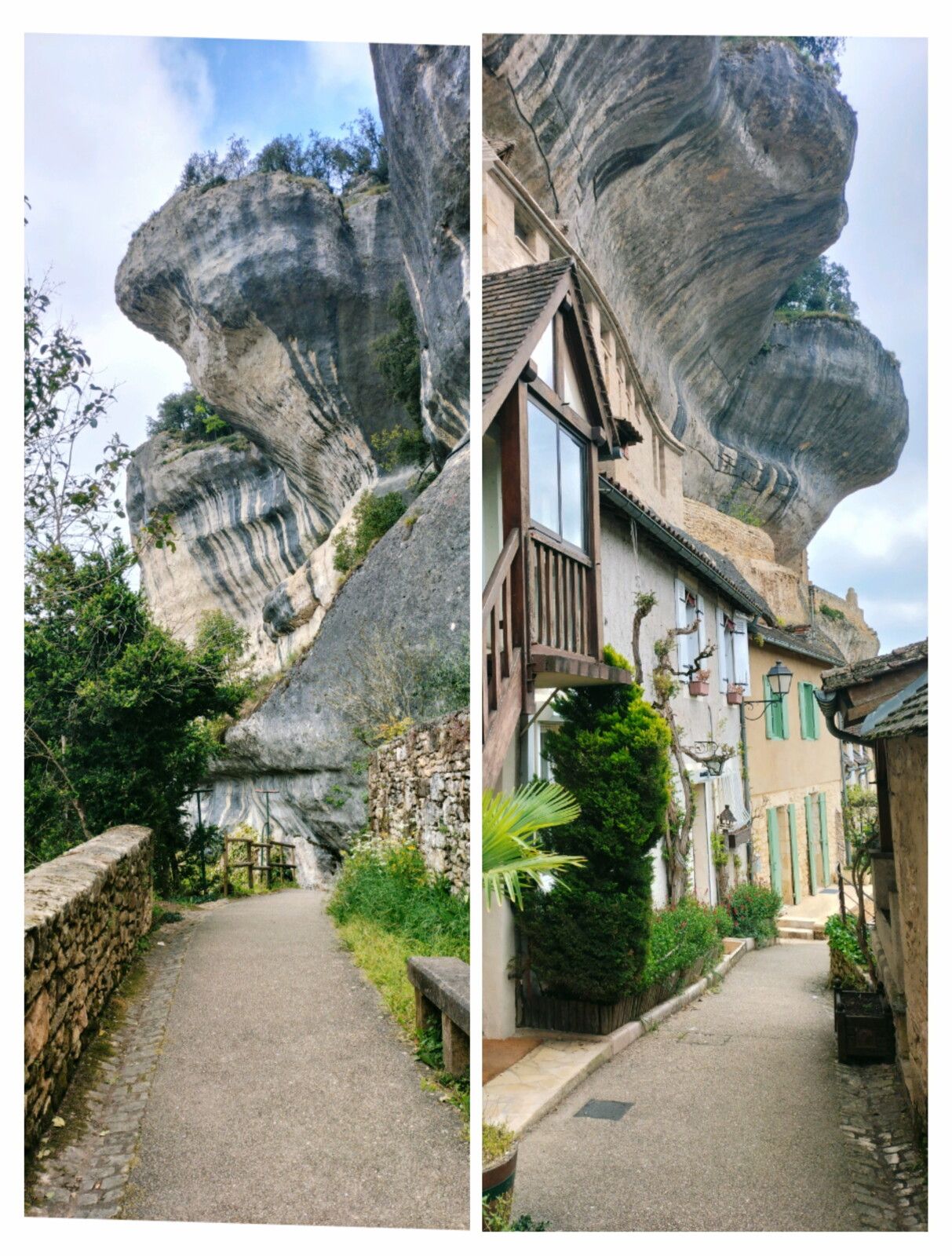 Les Eyzies, par la petite ruelle sous les falaises (24)
