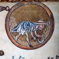 la moisson en aout en Angleterre en 1250