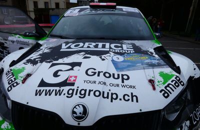 rally pays du Gier championnat SUISSE 2018 N°2 skoda 