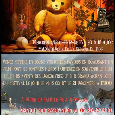 Animations de décembre à la médiathéque de St-Etienne du Bois