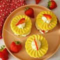 Madeleines façon fraisier express
