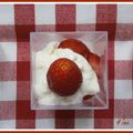 Mini tiramisu aux fraises