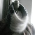 Un snood mohair/ angora