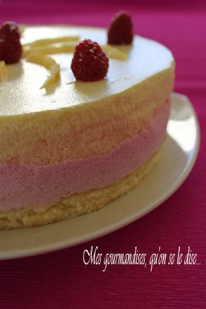 entremets facile, gateau fete des mères, grand mères, framboises, citron, acidulé