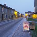 Pavie, quelques flocons et illuminations festives…