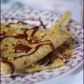 Petit souvenir ... hum délicieuses crêpes à la noisette, chocolat fleur d'oranger