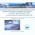 Conférence visite du 01 juillet 2015 Découverte du chantier de remontage de Port Vendres