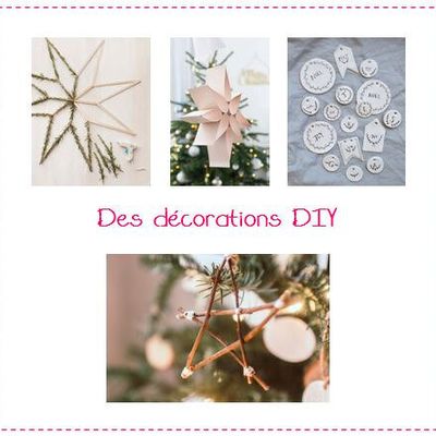 Quelques décorations de fin d'année DIY...