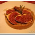 Tartelettes amandine et figues