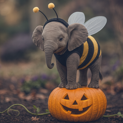 L'Éléphant Halloweenesque 2009 de Marissa !