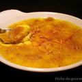 Crème brûlée à l'orange et au safran