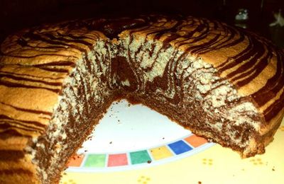 Gâteau zébré