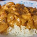 Poulet au curry pomme-banane