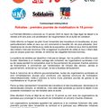 Communiqué intersyndical contre la réforme des retraites : en grève le 19 janvier ! 