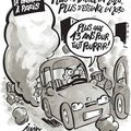 La bagnole à Paris - Charlie Hebdo N°1317 - 18 octobre 2017