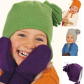 Moufles et bonnets en laine feutrée ou tricotée