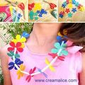 ¨°o.✄ ☼ DIY Collier Hawaïen à fleurs ☼ ✄.o°¨