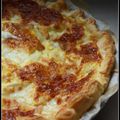 Quiche lorraine à la mozzarella