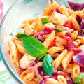 Penne en salade [Coppa-Mozza-Basilic]