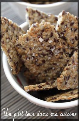 P'tits crackers aux graines et à la farine de maïs