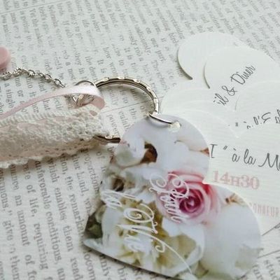 Faire part Mariage 100% Coeur