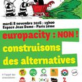 Europacity : Forum-débat sur Paris le mardi 8 novembre 2016 à 19h