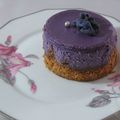 Cheesecake à la violette