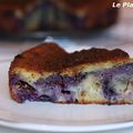 Gâteau au fromage blanc et myrtilles