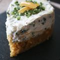 4e défi de Chef Damien : les courgettes et ma recette de Cheese-cake de courgette au gorgonzola et citron confit 