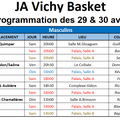 Programmation des 29 & 30 avril