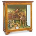 Diorama, Zarafa, la première girafe de France, vers 1830-1845