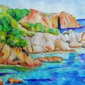 Comment j'ai peint une Calanque à l'aquarelle