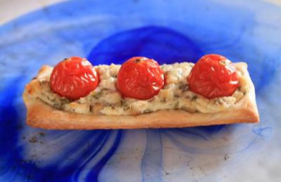 feuilletés de tomates au carré frais