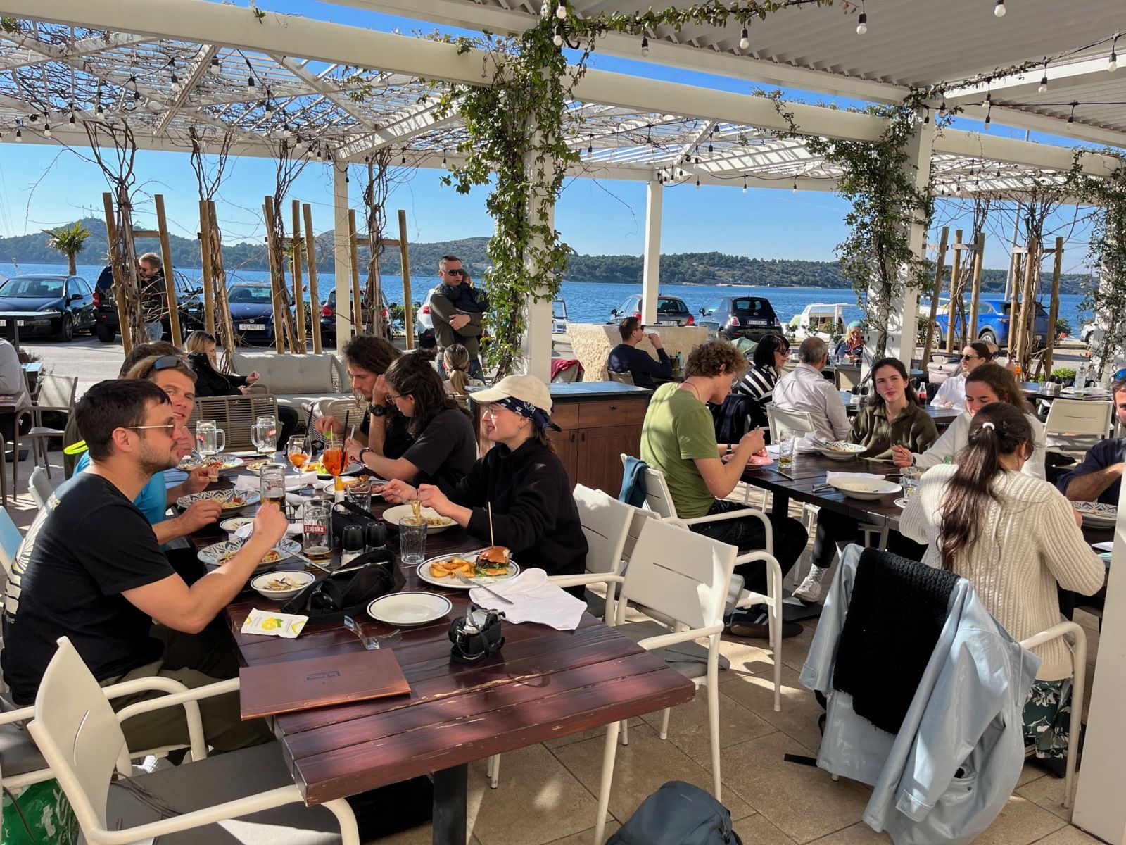 Sibenik, déjeuner au restaurant Buta, samedi 17 février 2024
