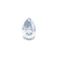 Fine 6.03 carats pear-shaped fancy intense blue diamond ring